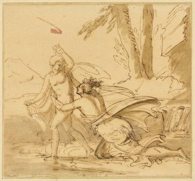 ヨセフとパティファルの妻 作： Benjamin West