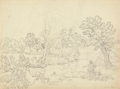 ヘンステッドの風景 作： Benjamin West