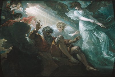 モーセは約束の地を示した 作： Benjamin West