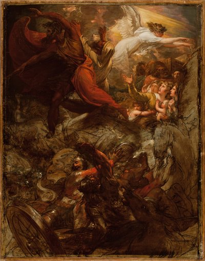 ファラオと彼のホストは1792年と1800年の後に紅海で失われた 作： Benjamin West