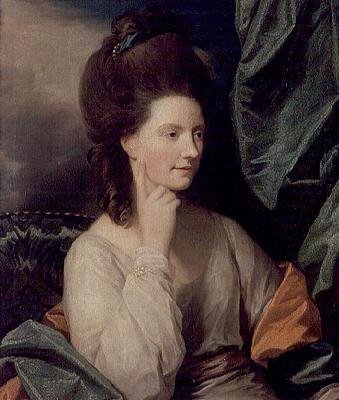 クラッソーのウィリアム・アバークロンビー夫人の肖像 作： Benjamin West