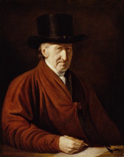 自画像、1819 年。 作： Benjamin West