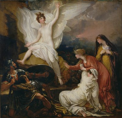 1805年の復活を告げる主の天使 作： Benjamin West
