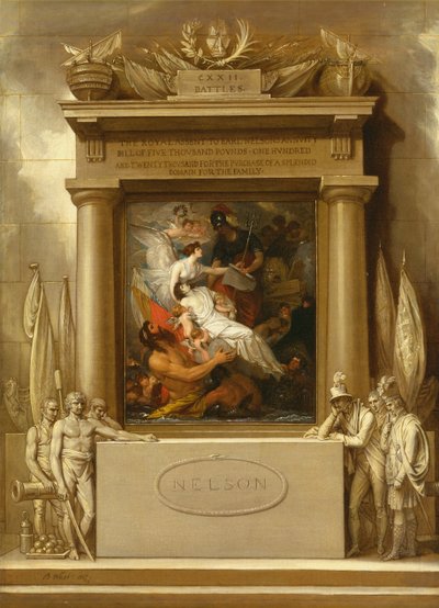 ネルソンの神格化、1807 作： Benjamin West