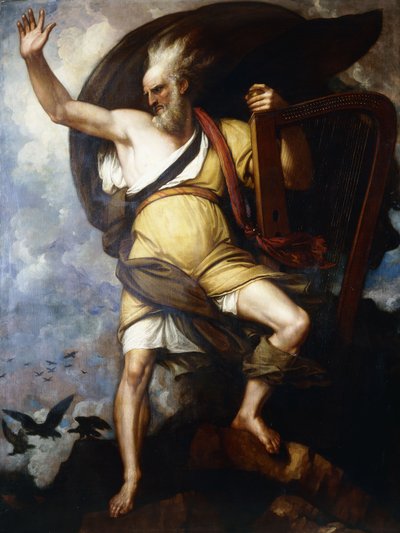 吟遊詩人、1809 作： Benjamin West