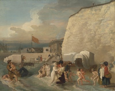ラムズゲートの入浴場所 作： Benjamin West