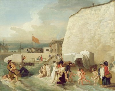 ラムズゲートの入浴場所、1788年頃（キャンバスに油彩） 作： Benjamin West