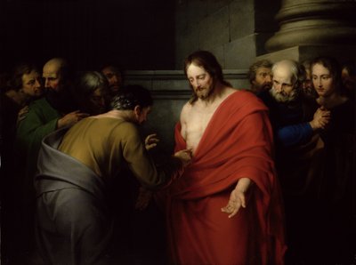 セントトーマスの信じられないほど（キャンバスに油彩） 作： Benjamin West