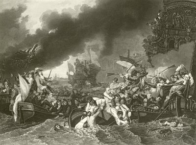 ラ・オーグの戦い 作： Benjamin West