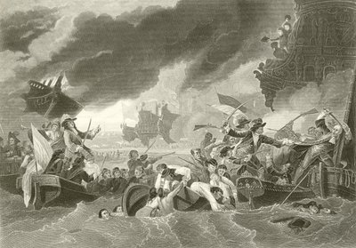 ラ・オーグの戦い 作： Benjamin West