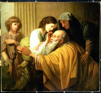 トビアス、父親の失明を治す、1772年 作： Benjamin West