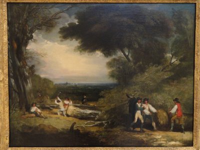 ウィンザーパークの木こり 作： Benjamin West