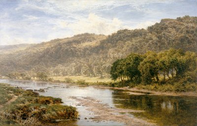 「カペル キュリグの下のルグウィ川」、1903 年 作： Benjamin Williams Leader