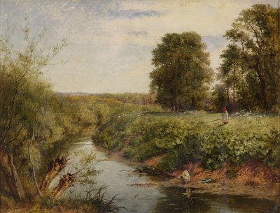 ウスターのテメについて、1855 作： Benjamin Williams Leader