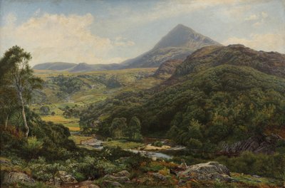 ウェールズの丘の間の静かな谷、1860 作： Benjamin Williams Leader