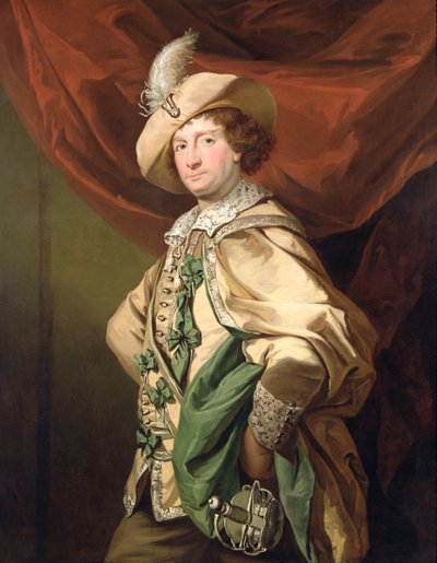 ヘンリー・ウッドワード、ペトルチオ、1773-74年 作： Benjamin van der Gucht