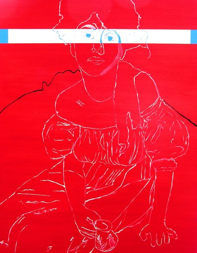 Miss N. 2, 2000（キャンバスに油彩） 作： Benoit Erwann Boucherot