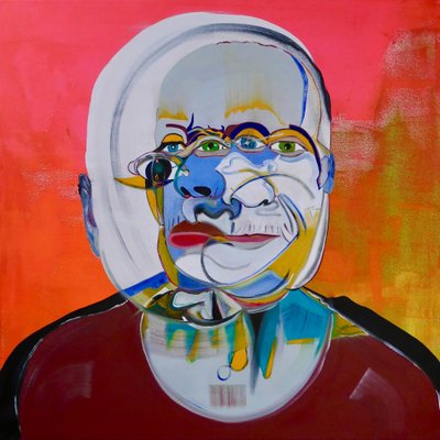 Mythe 7, 2021 (キャンバスに油彩、アクリル) 作： Benoit Erwann Boucherot