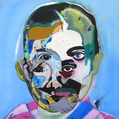 肖像画：マルグリット・デュラス 2003年（油彩、キャンバス） 作： Benoit Erwann Boucherot