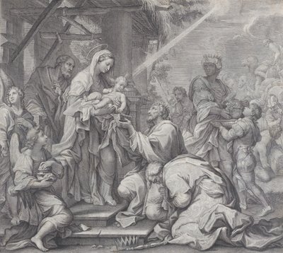 マギの崇拝、1714-24。 作： Benoît Farjat