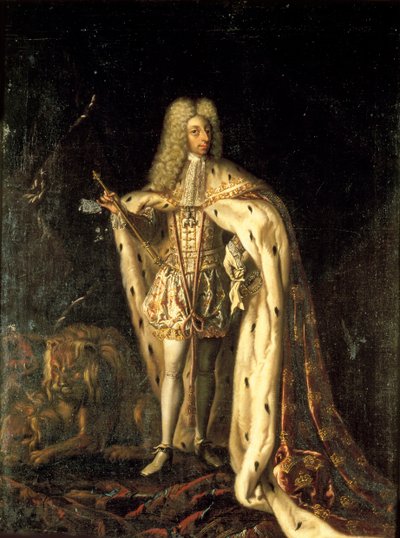 デンマークとノルウェーのフレデリック4世王1671-1730、um 1700。 作： Benoît Le Coffre