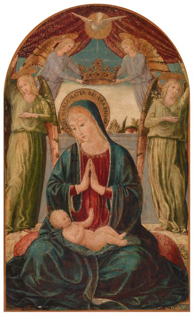 聖母子と天使たち 作： Benozzo Gozzoli