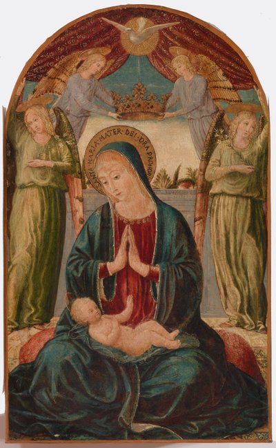 天使と聖母子 作： Benozzo Gozzoli