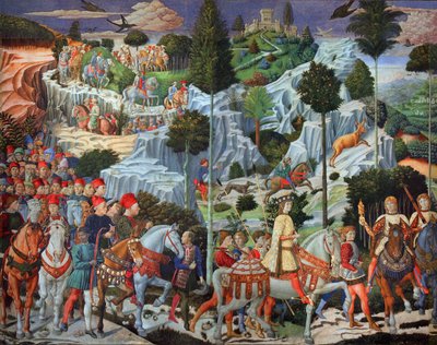 末の王の行列 作： Benozzo Gozzoli