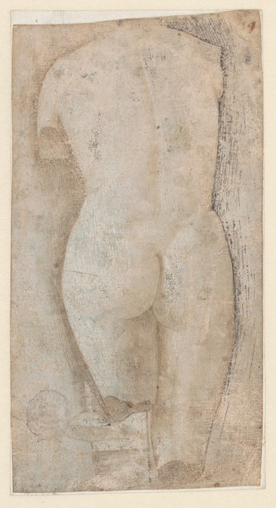 金星プディカ タイプの古典彫刻のスケッチ 作： Benozzo Gozzoli