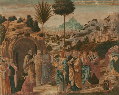 ラザロの復活、1490 年代半ば。 作： Benozzo Gozzoli