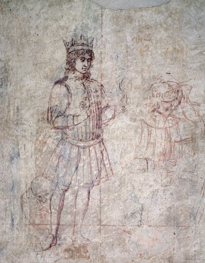 マギの崇拝、シノピアのディテール 作： Benozzo di Lese di Sandro Gozzoli