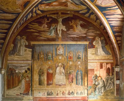 キリストの生涯と聖ジェロームを描いたフレスコ画のサイクル 作： Benozzo di Lese di Sandro Gozzoli