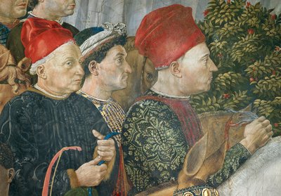 ベツレヘムへのマギの王の行列 作： Benozzo di Lese di Sandro Gozzoli