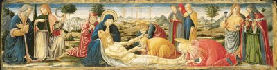 死んだキリストを悼む 作： Benozzo di Lese di Sandro Gozzoli