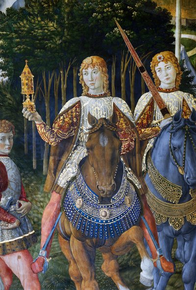 マギの行列」（詳細 作： Benozzo di Lese di Sandro Gozzoli