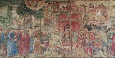 バベルの塔、1468-84 作： Benozzo di Lese di Sandro Gozzoli