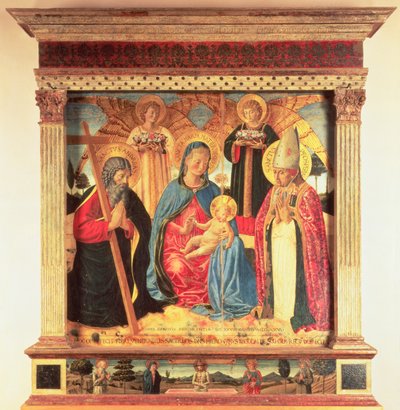 聖母子像 作： Benozzo di Lese di Sandro Gozzoli