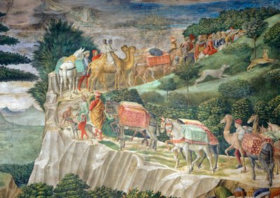 マギの騎馬隊 作： Benozzo di Lese di Sandro Gozzoli