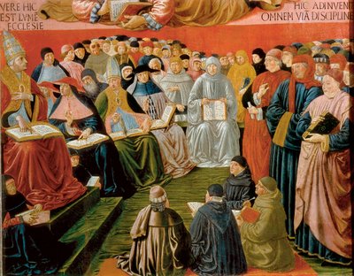 聖トマス・アクィナスの勝利」より 作： Benozzo di Lese di Sandro Gozzoli