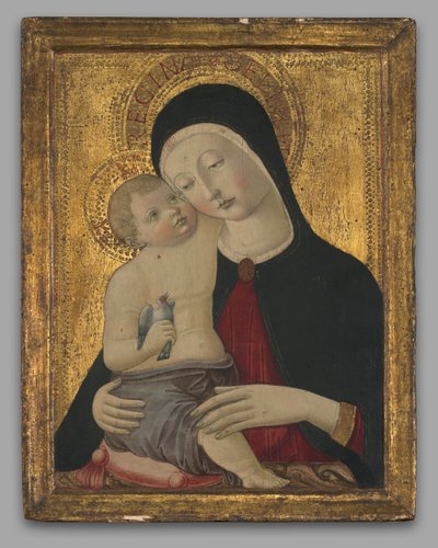 聖母子 作： Benvenuto di Giovanni