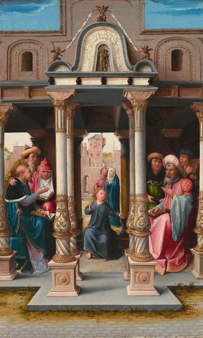 医師の中のキリスト[表]、c。 1513年。 作： Bernaert van Orley