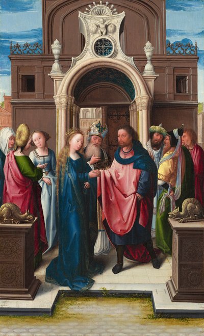 処女の結婚、c。 1513年。 作： Bernaert van Orley