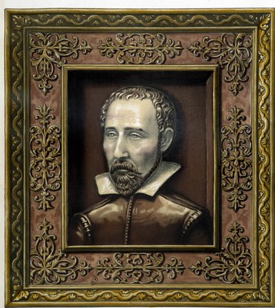 ベルナール・パリシーの肖像（自作の土器） - C.DelangeとC.Bornemanの「ベルナール・パリシーの作品」に掲載、パリ 作： Bernard (after) Palissy