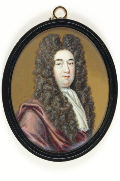 Edmund Dummer, Civil Engineer, Surveyor Of The Navy （アイボリーに水彩画 作： Bernard III Lens