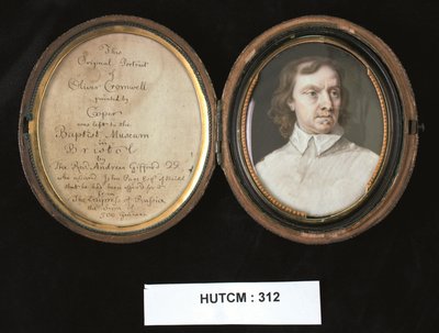 オリバー・クロムウェル、c.1704-30（水彩） 作： Bernard III Lens