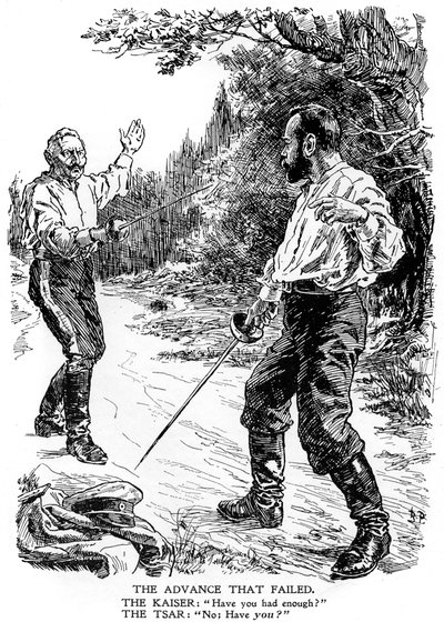 失敗した前進、第一次世界大戦、1914-1915、1920 作： Bernard Partridge