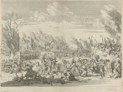 ボーデグラーベンとズワンメルダムでのフランスの残虐行為、1672年 作： Bernard Picart (workshop of)