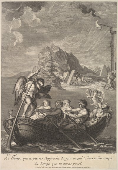 時間の寓意、1690-1733。 作： Bernard Picart
