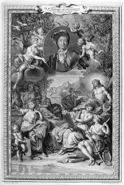 ベルナールドフォンテネル、1728〜1729年 作： Bernard Picart