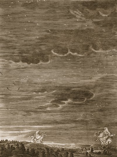 キャスターとポルックス、1731 作： Bernard Picart